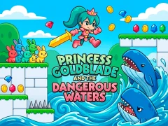 Mchezo Princess Goldblade and the Dangerous Waters online