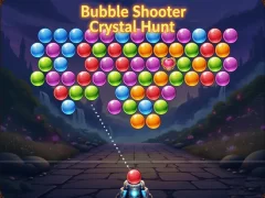 Mchezo Bubble Shooter Crystal Hunt online