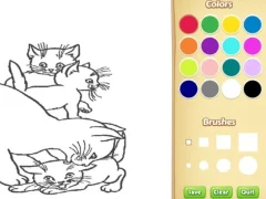 Mchezo Cats Coloring Book For Kids online