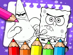 Mchezo Sponge Bob Coloring Book online