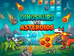 Mchezo Dinosaurs vs Asteroids online