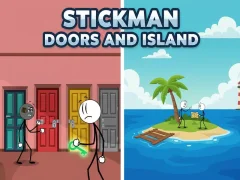 Mchezo Stickman Doors and Island online