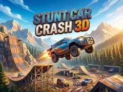 Mchezo Stunt Car Crash 3D online