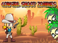 Mchezo Cowgirl Shoot Zombies online