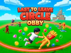 Mchezo Last to Leave Circle Obby online
