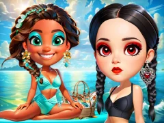 Mchezo Wave Chic Ocean Fashion Frenzy online