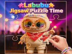 Mchezo Labubu Jigsaw Puzzle Time online
