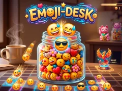 Mchezo Emoji Desk online
