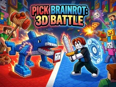 Mchezo Pick Brainrot: 3D Battle online