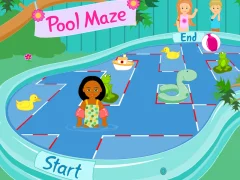 Mchezo Kelly Club: Pool Maze online