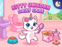 Mchezo Kitty Unicorn Daily Care online