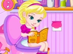 Mchezo Potty Train Baby Elsa online