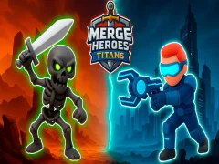 Mchezo Merge Heroes Titans online