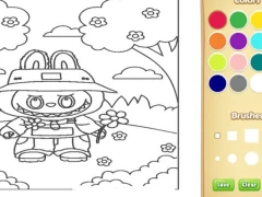 Mchezo Labubu Coloring Book For Kids online