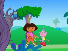 Mchezo Dora the Explorer: Spooky Forest online
