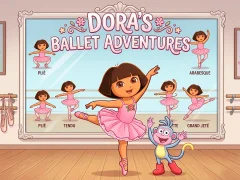 Mchezo Dora's Ballet Adventures online