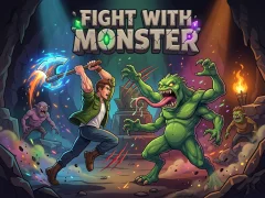 Mchezo Fight With Monster online