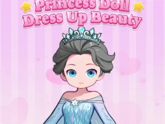 Mchezo Princess Doll Dress Up Beauty online