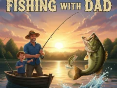 Mchezo Fishing with Dad online