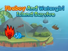 Mchezo Fireboy and Watergirl Island Survive online
