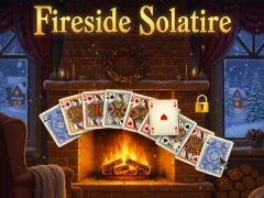 Mchezo Fireside Solitaire online