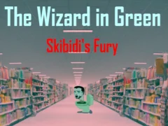 Mchezo The Wizard Green Skibidis Fury online