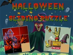 Mchezo Halloween Sliding Puzzle online