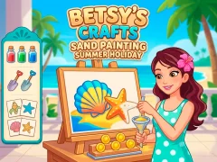 Mchezo Betsy's Crafts Sand Painting Summer Holiday online