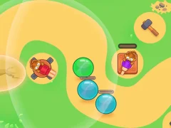 Mchezo Monkey Bubble Defense online