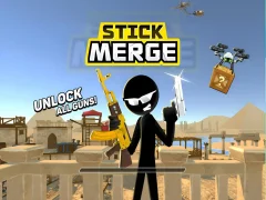 Mchezo Stick merge online