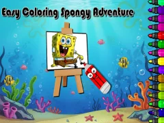 Mchezo Easy Coloring Spongy Adventure online