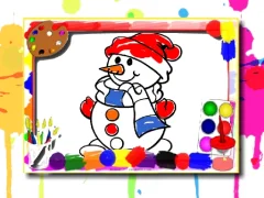 Mchezo Winter Coloring Book online