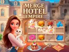 Mchezo Merge Hotel Empire online