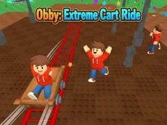 Mchezo Obby: Extreme Cart Ride online