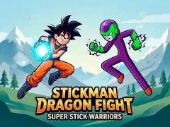 Mchezo Stickman Dragon Fight - Super Stick Warriors online