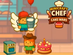 Mchezo Minicraft Chef Cake Wars online