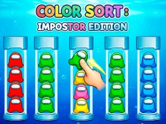 Mchezo Color Sort: Impostor Edition online