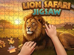 Mchezo Lion Safari Jigsaw online