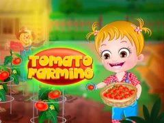 Mchezo Baby Hazel. Tomato farming online
