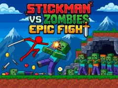 Mchezo Stickman vs Zombies: Epic Fight online