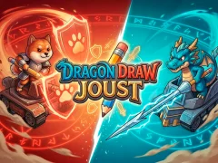 Mchezo Dragon Draw Joust online