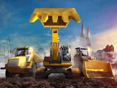 Mchezo Excavator Simulator 3D online