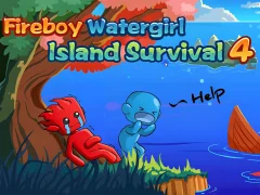 Mchezo Fireboy Watergirl Island Survival 4 online
