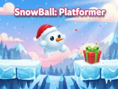 Mchezo SnowBall: Platformer online