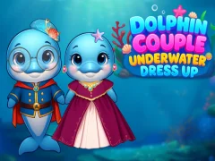 Mchezo Dolphin Couple Underwater Dress Up online