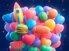 Mchezo Merge 3D - Match 3 Balloons online