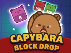 Mchezo Capybara Block Drop online