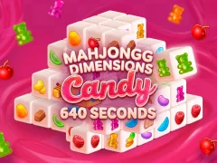 Mchezo Mahjongg Dimensions Candy 640 seconds online