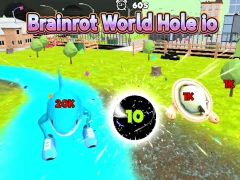 Mchezo Brainrot World Hole io online