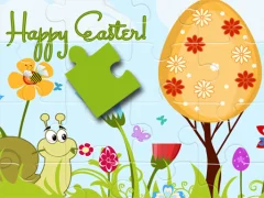 Mchezo Happy Easter Puzzle online